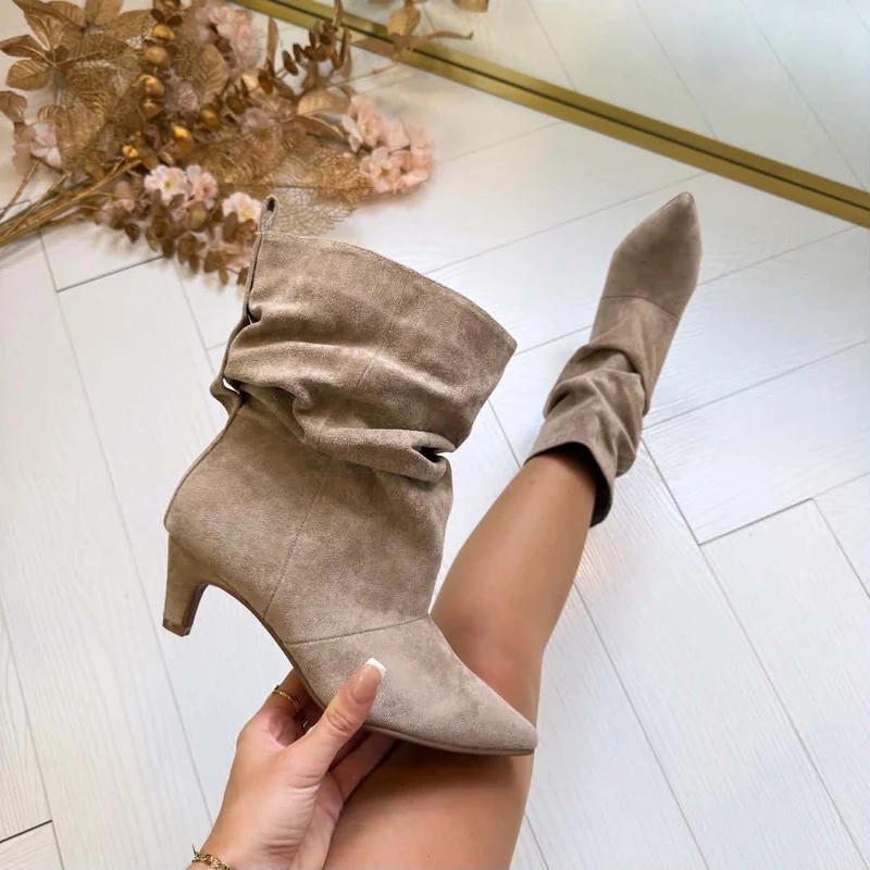 MILA BOOT DES8591 - KHAKI/SUE