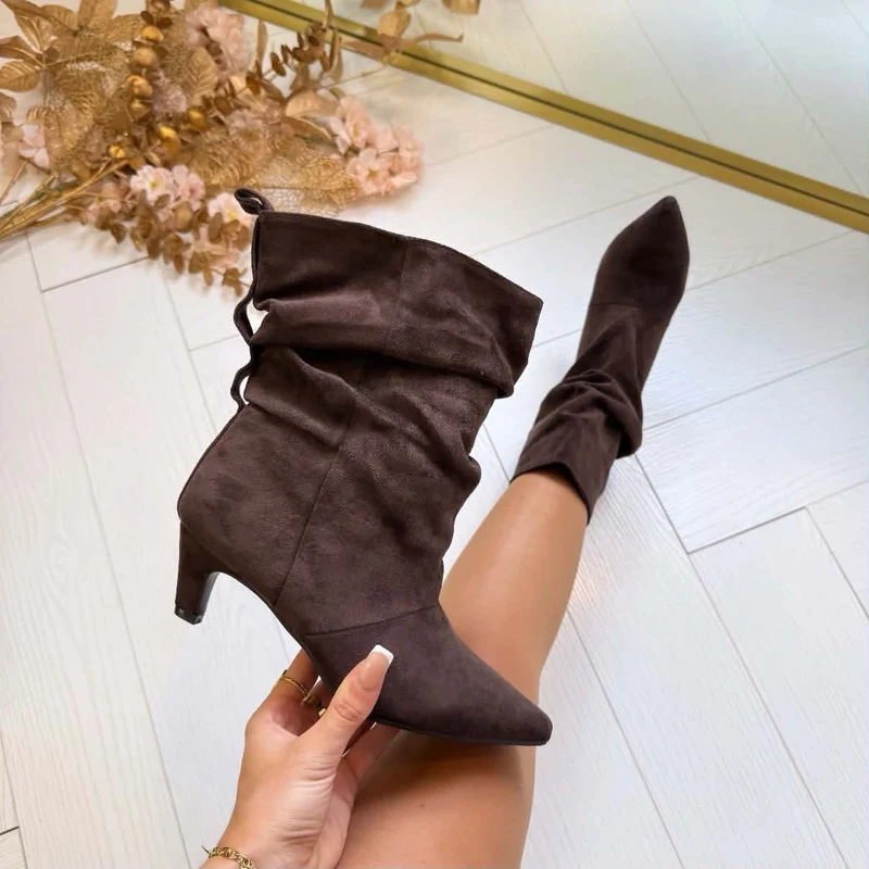 MILA BOOT DES8591 - BROWN/SUE