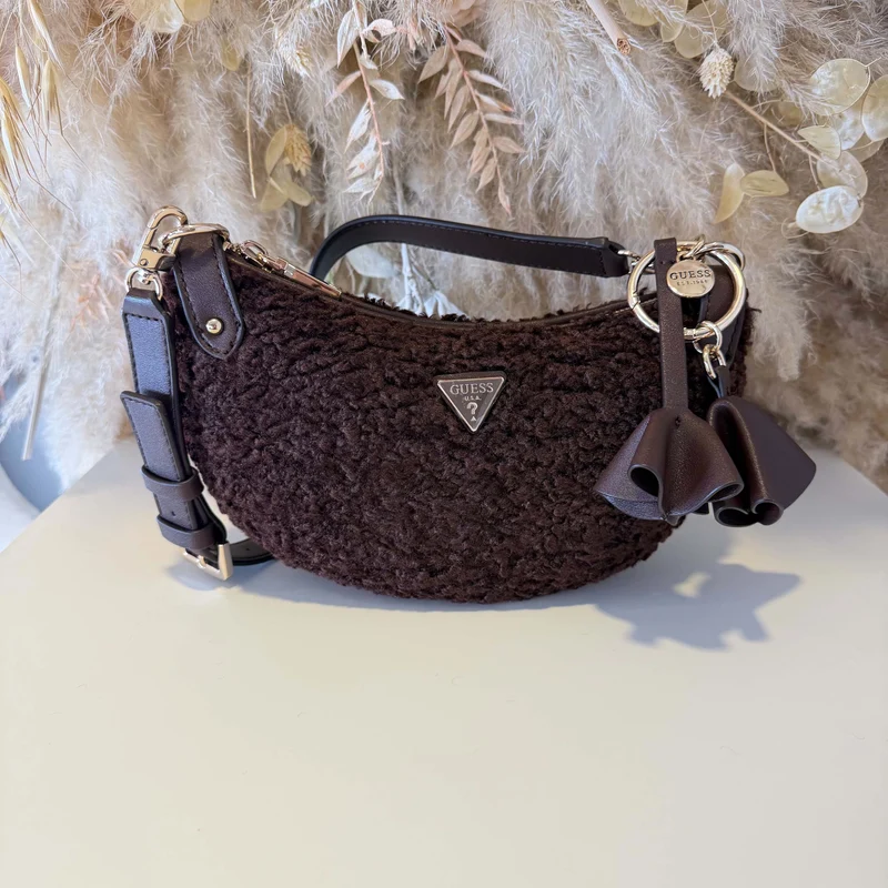 GUESS KATIE CONVERTIBLE SHOULDER BAG WG225318 - ESPRESSO