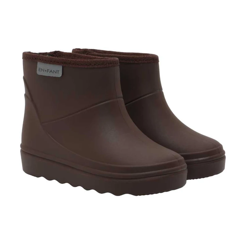 Thermoboots laag coffee bean enfant