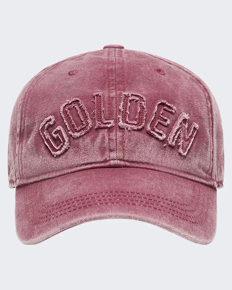 Dames Cap met logo Rood