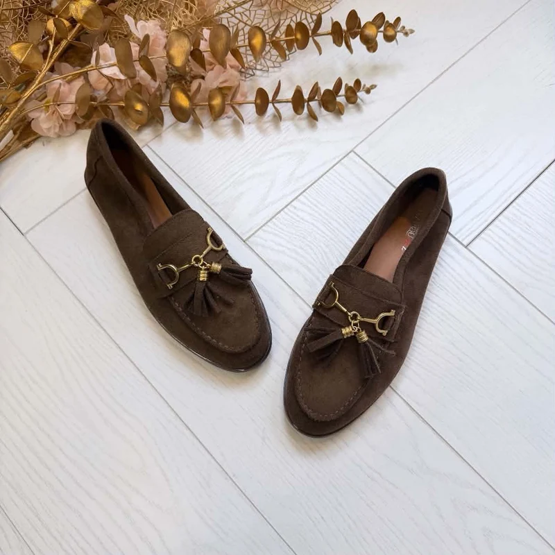 *LAATSTE MAAT 36* INNA INSTAPPER 1511 - BROWN