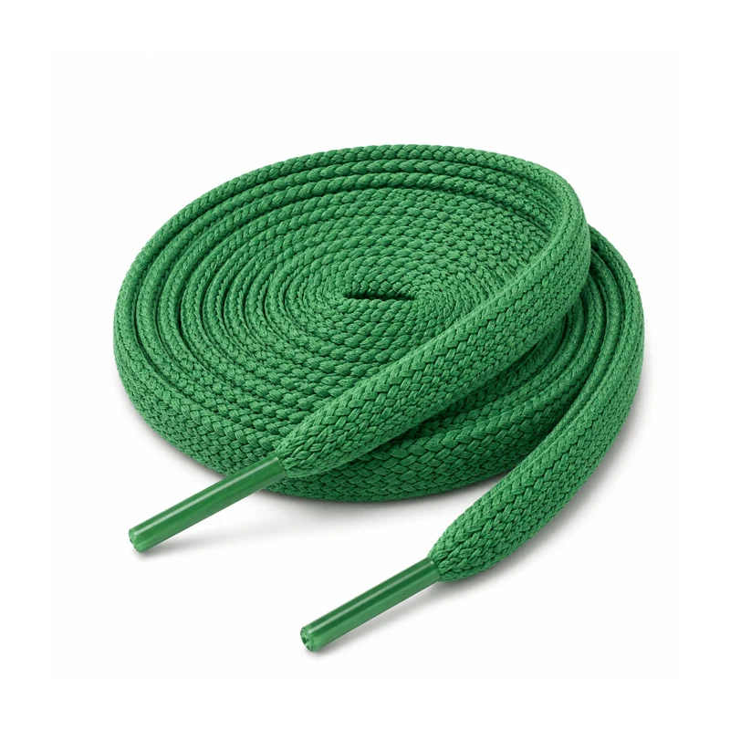 Schoenveters Groen 100-180cm - Platte Veters - Sneaker Veters