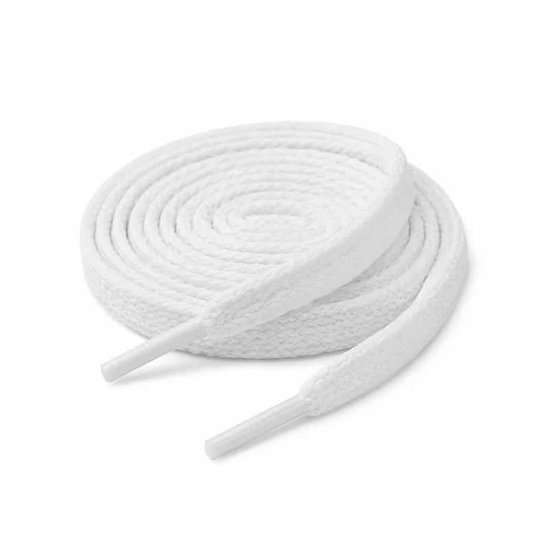 Schoenveters Wit 100-180cm - Platte Veters - Sneaker Veters