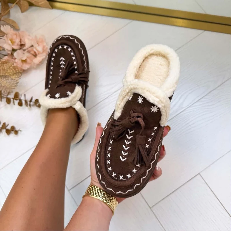 NALA PANTOFFEL LT33-95 - BROWN