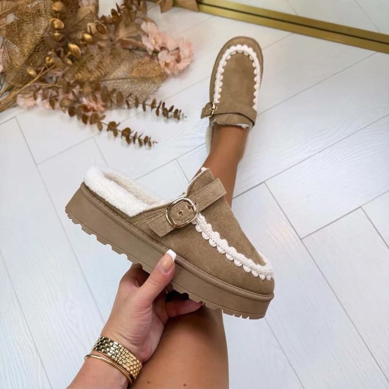 MAYLA PANTOFFEL LT33-91 - KHAKI