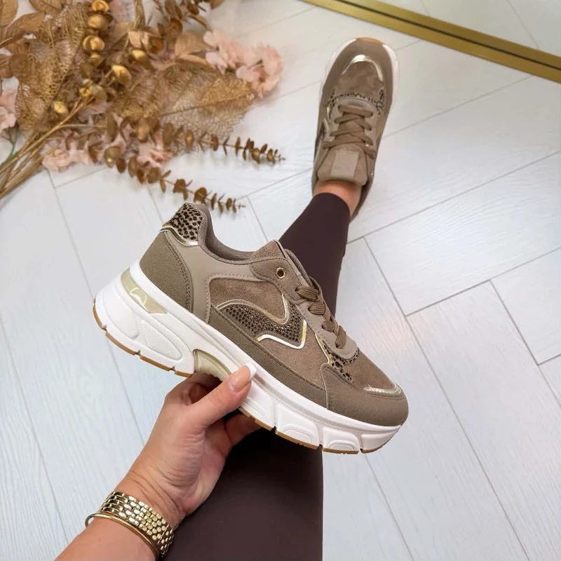 DETAIL SNEAKER 9262 - TAUPE