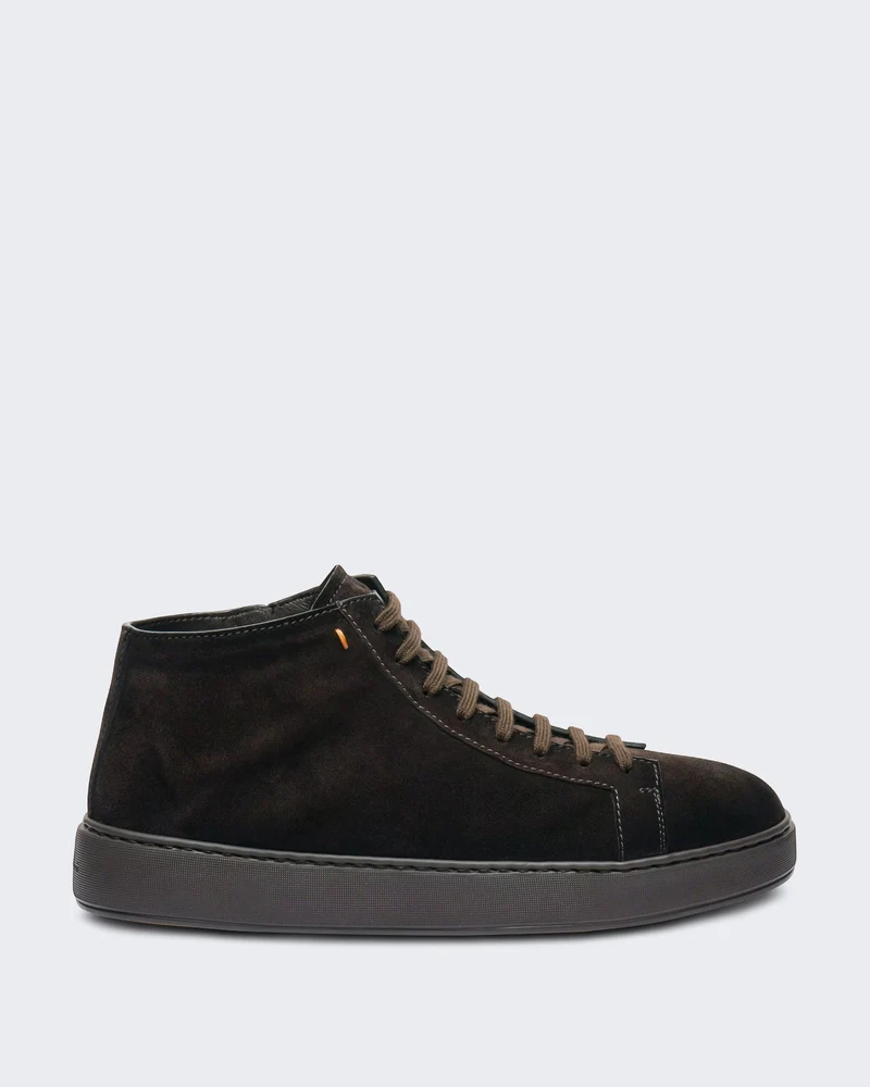 Heren Hoge sneaker bruin