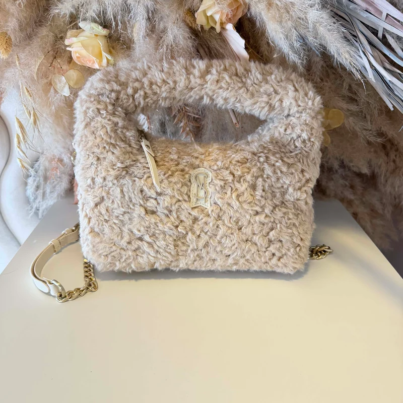 STEVE MADDEN BFLUFFY BAG 2696 - CREAM