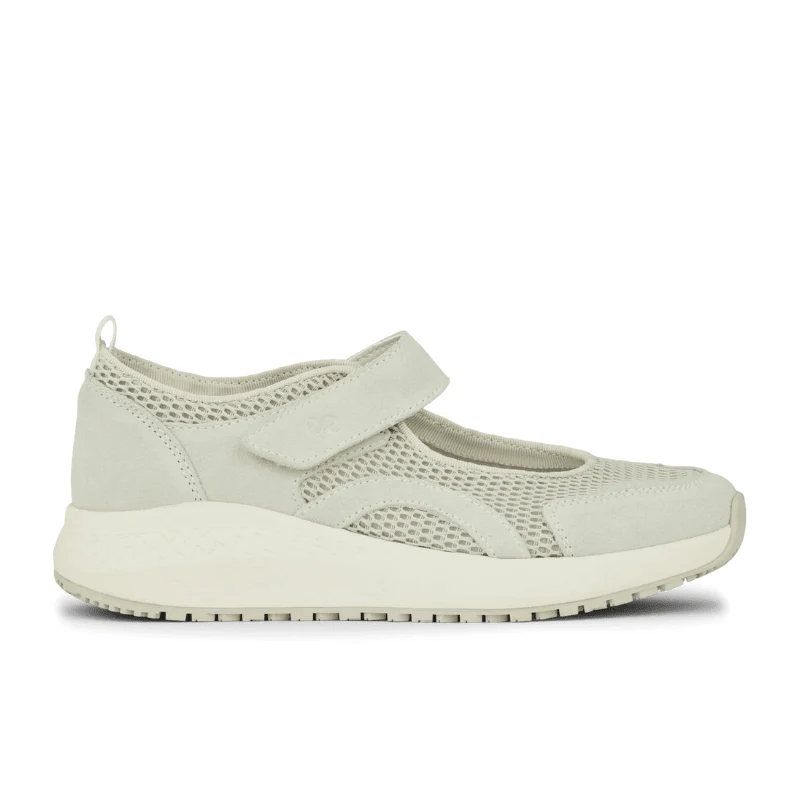 Green Comfort sportieve ballerina - Wit