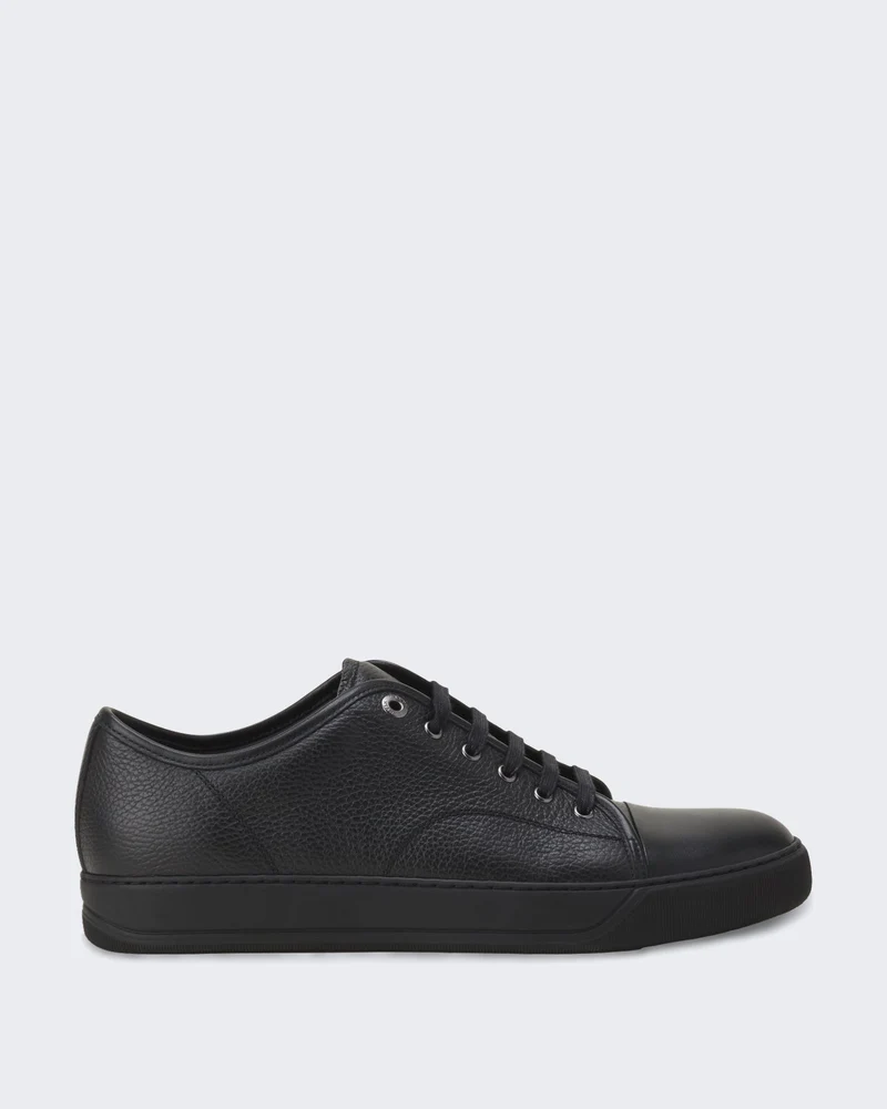 Heren Dbb1 Sneakers Grained Leather Zwart