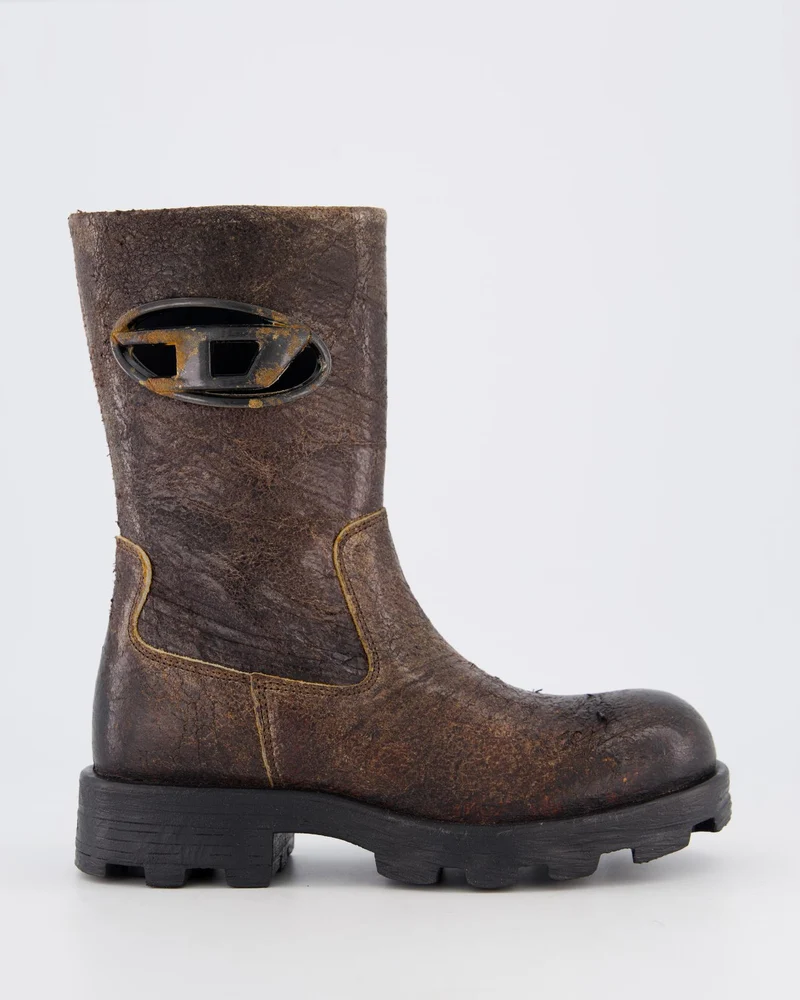 Dames Hammer Biker Boot Bruin