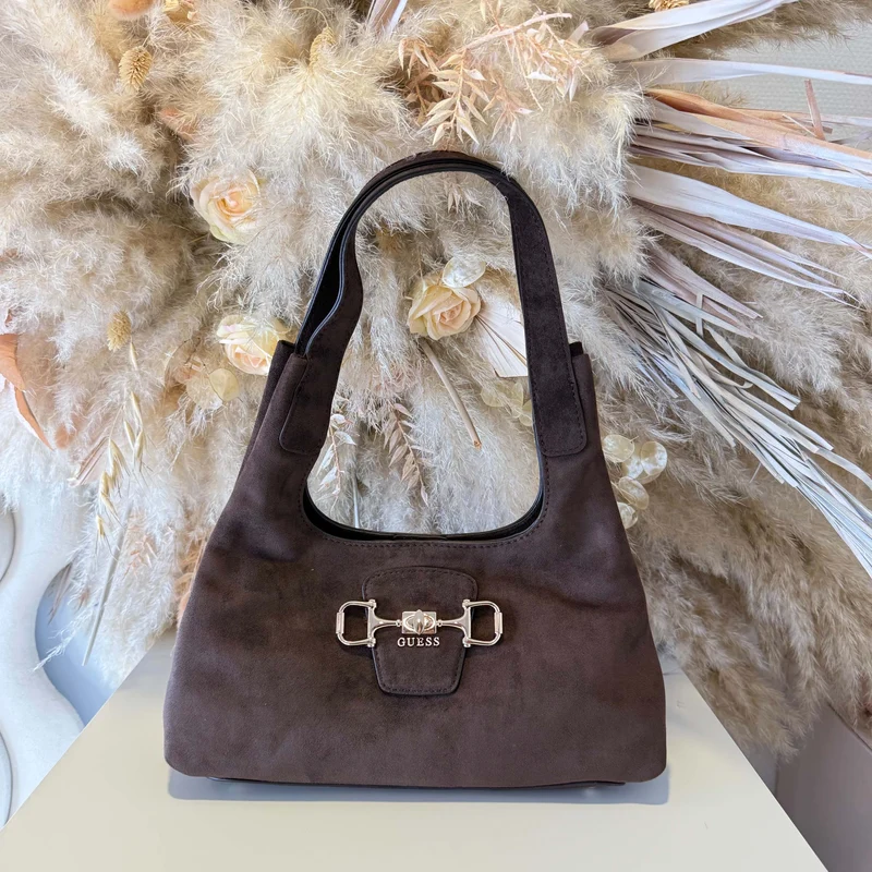 GUESS SUNSET SMALL HOBO BAG SG231401 - ESPRESSO