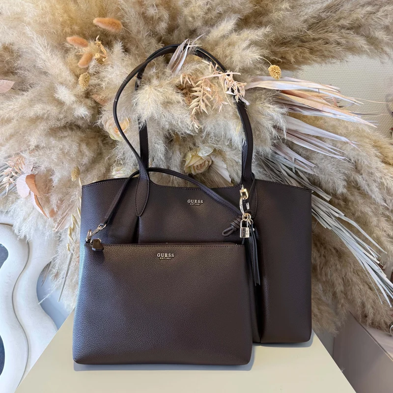 GUESS MELODY TOTE BAG BG973523 - BROWN