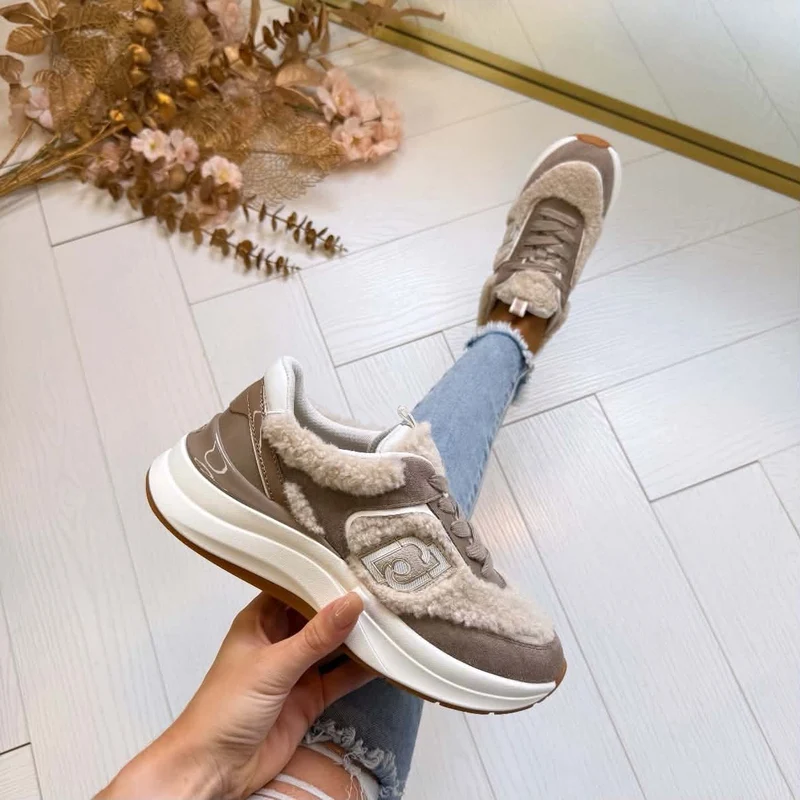 LIU JO STARDUST 01 SNEAKER BF6029/TX554 - HAVANA/MILK