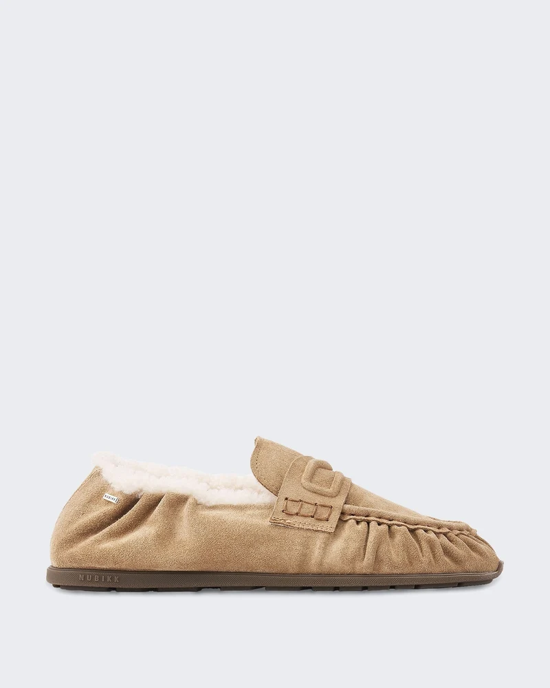 Dames Riley Mio Fur sneakers met bont Beige