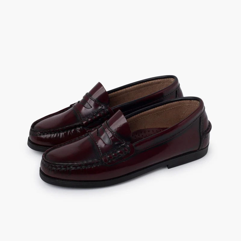 Moccassins burgundy
