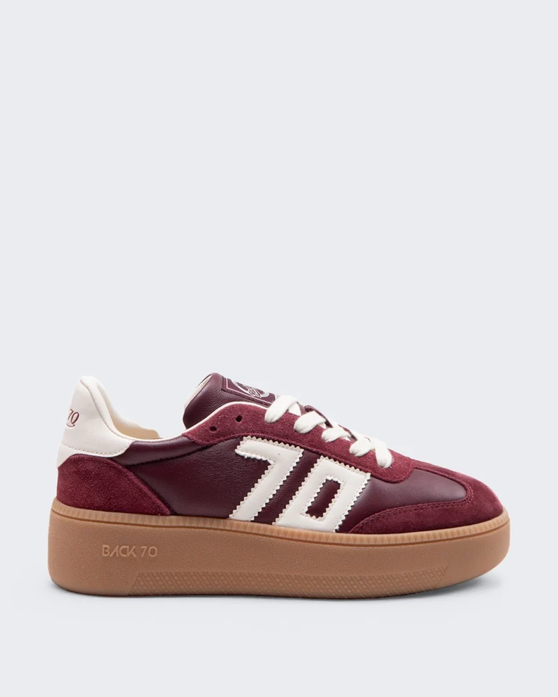 Dames XXL sneaker nappa Rood