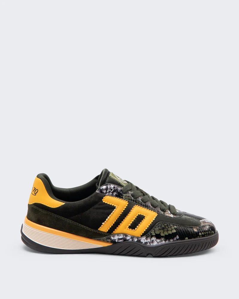 Dames Fireball sneaker fluweel Groen