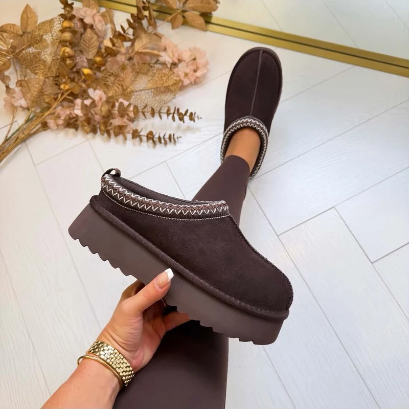 REAL LEATHER PANTOFFEL 2522 - BROWN
