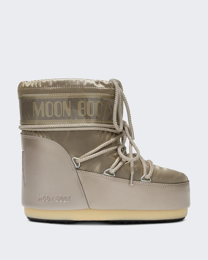 Dames Moon Boot Mb Icon Low Glance-Platinum B003