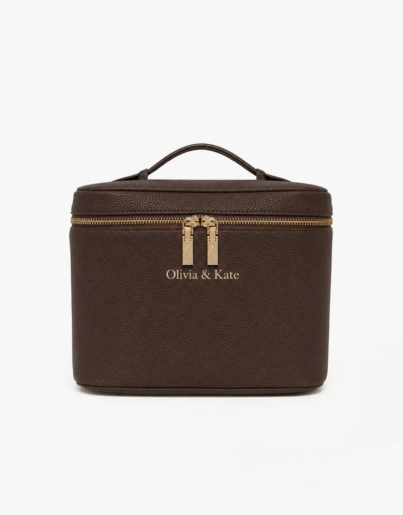 Donkerbruine Grote Make-Up - Tas