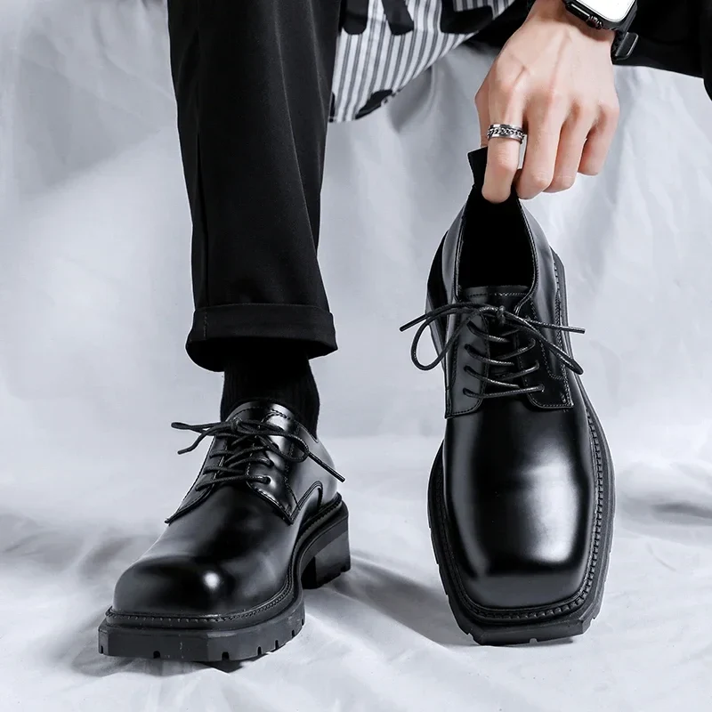Casual platformschoenen voor heren, nette schoenen