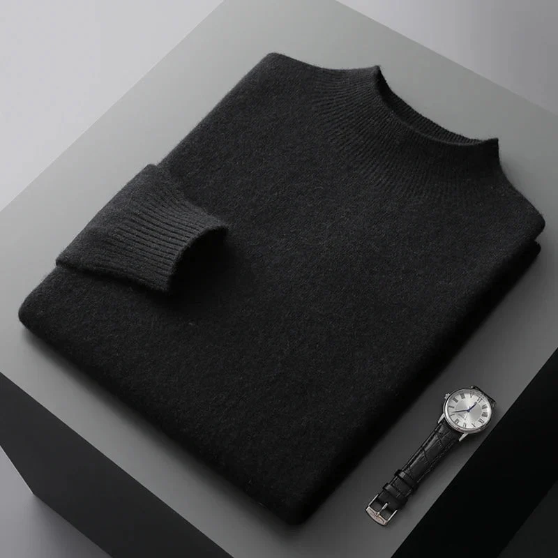 Casual wollen trui voor heren: jouw ideale keuze voor warme herfst- en winterdagen.