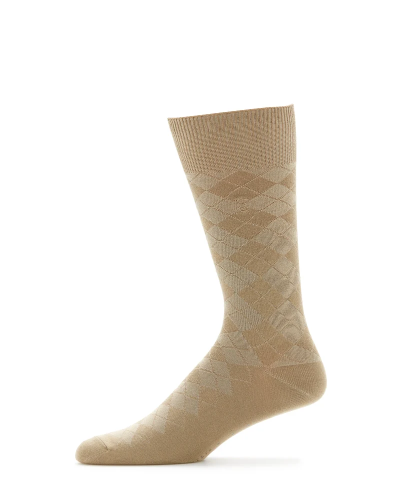 Diamond Stitch Logo Socks