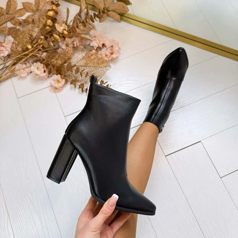LEATHER LOOK HAKLAARSJE 6010-89 - BLACK/PU