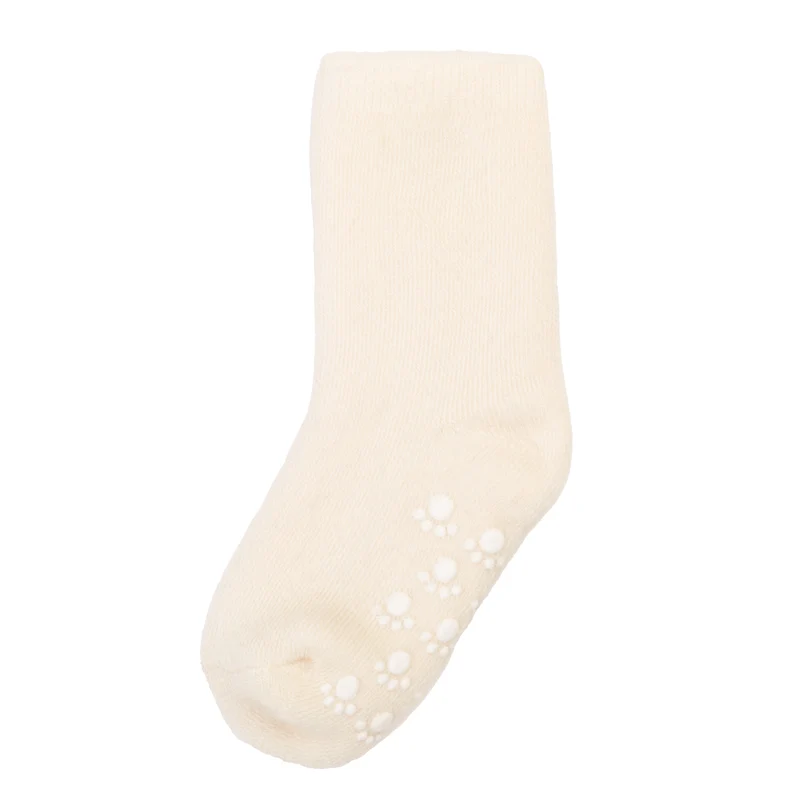 Anti-slip sokken wol naturel