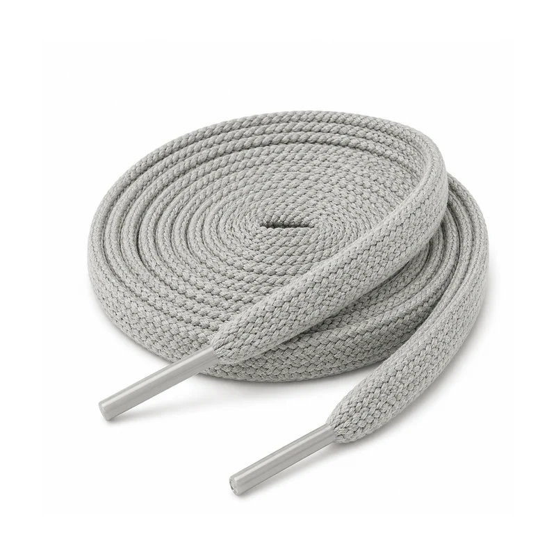 Schoenveters Grijs 100-160cm - Platte Veters - Sneaker Veters