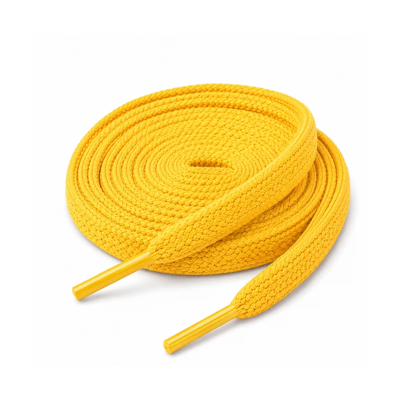 Schoenveters Geel 100-160cm - Platte Veters - Sneaker Veters