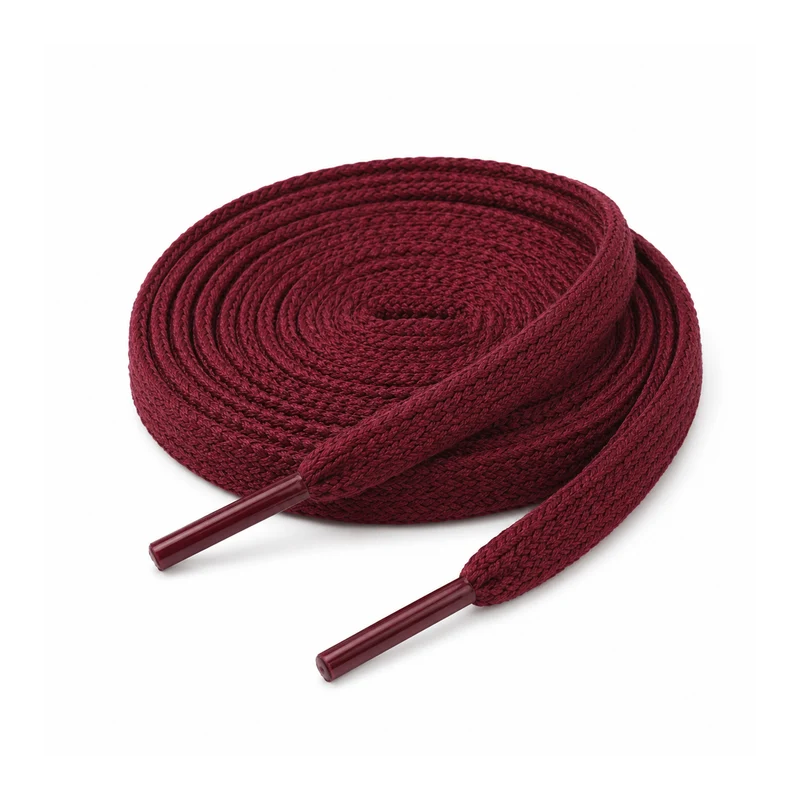 Schoenveters Bordeauxrood 100-140cm - Platte Veters - Sneaker Veters