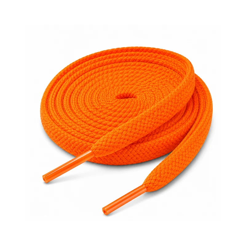 Schoenveters Fluoranje 100-160cm - Platte Veters - Sneaker Veters