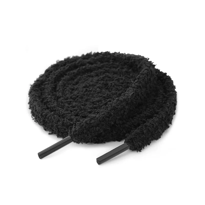Fluffy Veters Zwart - Premium Kwaliteit