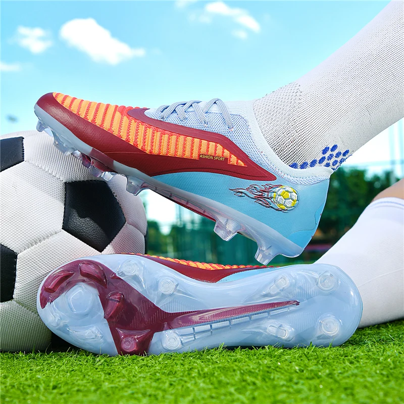 Trainingsschoenen met lange spikes voor voetbal