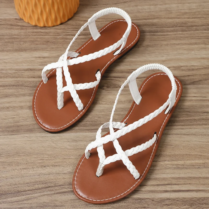 Casual sandalen met clip-teen en holle binnenkant