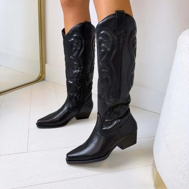 CINDY COWBOY LAARS DMLM9665 - BLACK