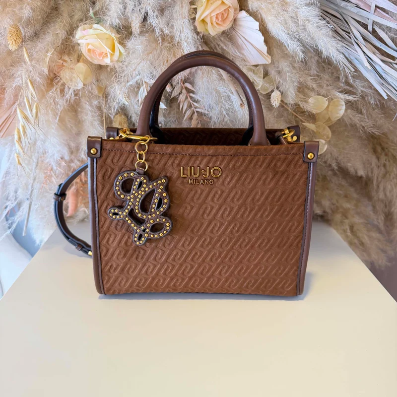 LIU JO RIDHI SHOPPING BAG AF6192/T706A - TABACCO