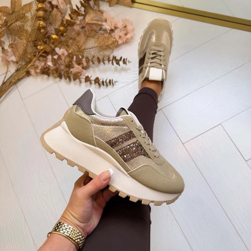 ROXY SNEAKER 88325 - BEIGE