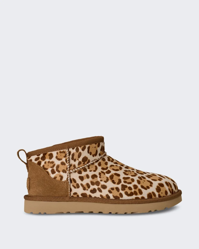 Dames Ultra Mini Plains Leopard
