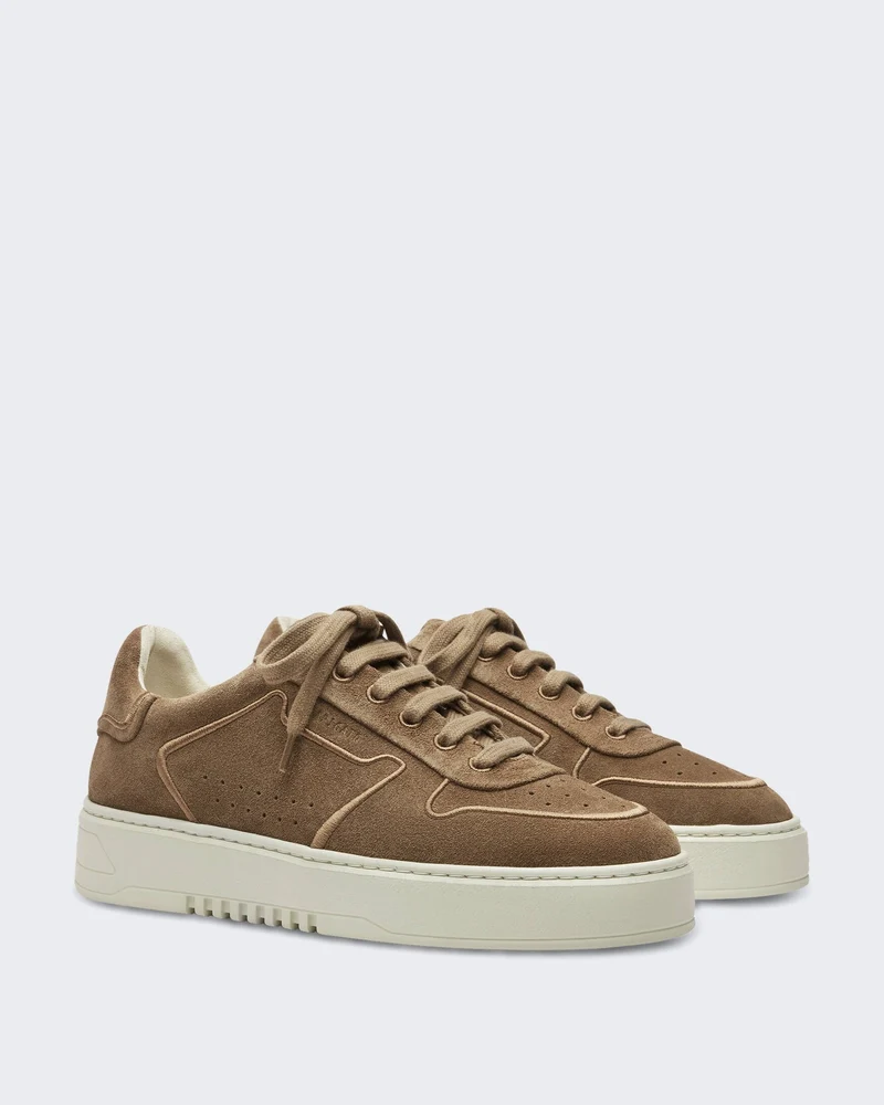 Heren Orbit Embroidery Sneaker Bruin