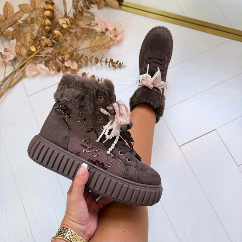 COZY BOOT LS6009 - BROWN