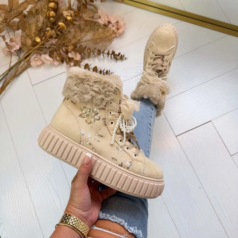 COZY BOOT LS6009 - BEIGE