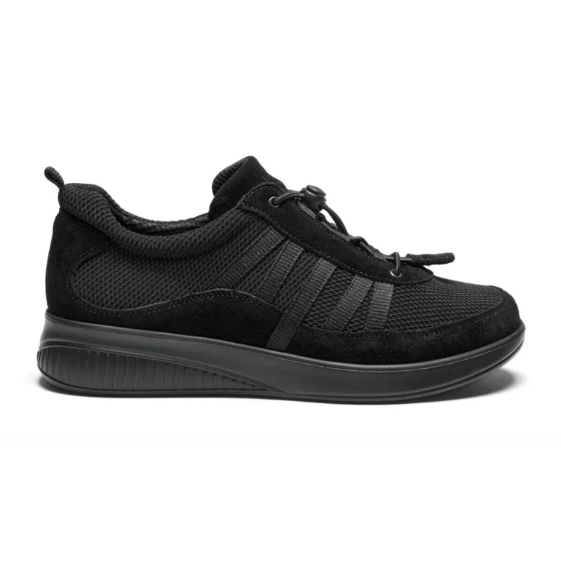 New Feet waterafstotende damessneaker - Zwart