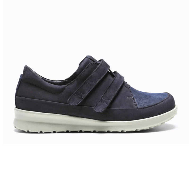 New Feet damesschoen met klittenband - Donkerblauw