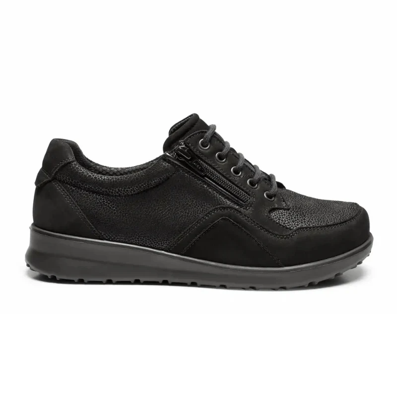 New Feet damesschoenen met stretch - Zwart