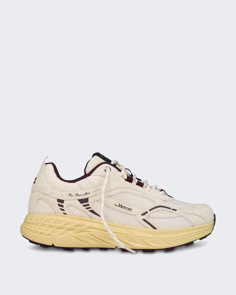 Unisex The Re Run Max Sneaker met wit-rode kleuraccenten