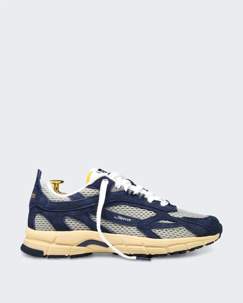 Unisex Lage sneaker met klassiek Americana design Blauw